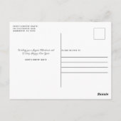 カントリー素朴ヴィンテージクリスマストラックホリデイ ポストカード (裏面)