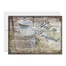 カントリー素朴ヴィンテージミルクが結婚式の招待を