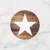 カントリー素朴女性のカーボーイブーツ&ハットベビーシャワー コンフェッティ (スモール正面)