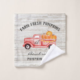 カントリー素朴秋カボプキンファームファミリー名 ウォッシュタオル