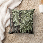 カントリー素朴自然モスの樹皮写真 クッション (ブランケット)