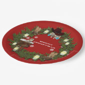 カントリー素朴、ウェスタンジャールライトカウボーイブーツ ペーパープレート (アングル)