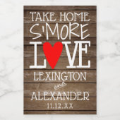 カントリー素朴・ウッドが愛の家を結婚取る フードラベル (シングルラベル)