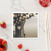 カントリー素朴・ツリー&ラモダンイツバ結婚ン スタンダードカクテルナプキン (インサイチュ)