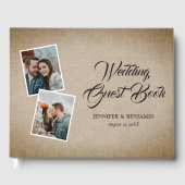 カントリー素朴・バ結婚ラップのフォトゲストブック ゲストブック (正面)