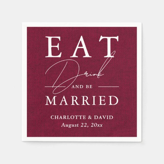 カントリー素朴・バ食べルガンディのドリンクとビー結婚したプ スタンダードカクテルナプキン (正面)