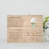 カントリー素朴・メイソン・ジャー・アジサイ・プログラム (スタンド正面)