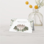 カントリー結婚サイドマナーズテーブルカード プレイスカード (裏面)