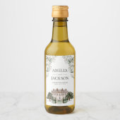 カントリー結婚サイドマナー ワインラベル (正面)