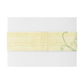 カントリー結婚ヒマワリ 招待状ベリーバンド (裏面例)