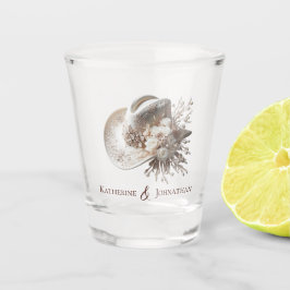 カントリー結婚・ウェスタンの金/ショット・ダンス ショットグラス