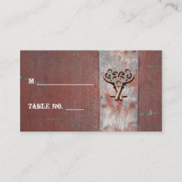 カントリー色彩の鮮やかウッド鍵結婚ズ座席表 プレイスカード
