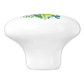 カントリー色彩の鮮やかフローラ陶製プル家具ノブ セラミックノブ (側面)