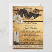 カントリー西ウズブライダルシャワー招待 招待状 (正面)