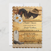 カントリー西ウズブライダルシャワー招待 招待状 (正面)