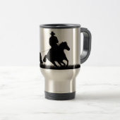 カントリー西カウボーイホースローピングステア トラベルマグ (正面右)