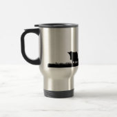 カントリー西カウボーイホースローピングステア トラベルマグ (左)