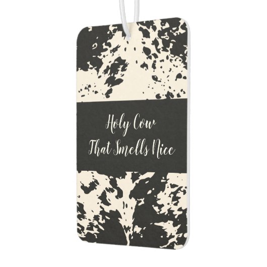 カントリー西部の牛のパターン車の空気フレッシュ カーエアーフレッシュナー (左)