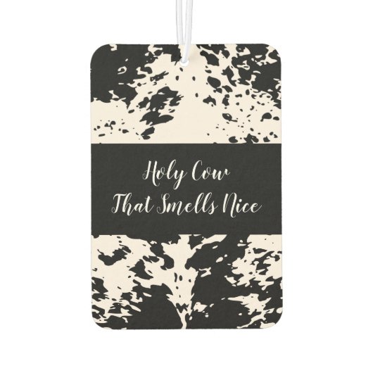 カントリー西部の牛のパターン車の空気フレッシュ カーエアーフレッシュナー (裏面)