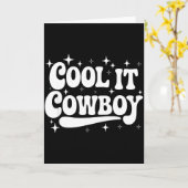 カントリー西部風皮肉な名言ギフト 夏 カード (黄色い花)