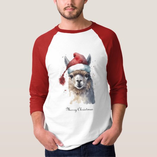カントリー調のクリスマススタイル Tシャツ (正面)
