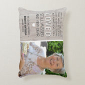 カントリー軽素朴木材 | フォトメモリアル アクセントクッション (正面(垂直))