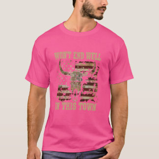 カントリー音楽のアウトロー西部南部ロデオのカウボーイ Tシャツ