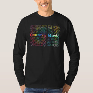 カントリー音楽絞り染めカッコいいヴィンテージインスパイア1 Tシャツ