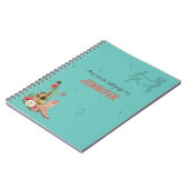 カントリー音楽踊り音楽の編集可能 ノートブック (左側)