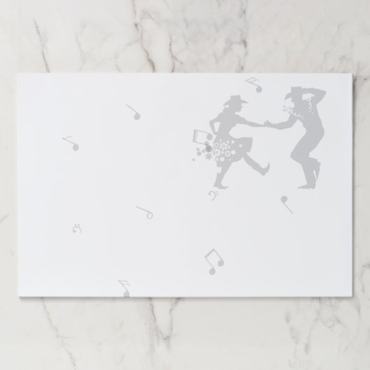 カントリー音楽踊り音楽 ペーパーパッド (正面)