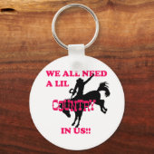 カントリー音楽 キーホルダー (正面)