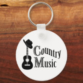 カントリー音楽 キーホルダー (正面)