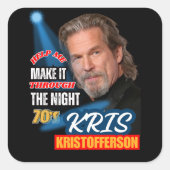 カントリー音楽 スクエアシール (正面)