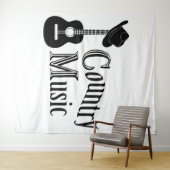 カントリー音楽 タペストリー (インサイチュ(横))