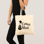 カントリー音楽 トートバッグ (正面(商品))