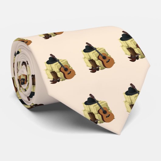 カントリー音楽 ネクタイ (ロール)