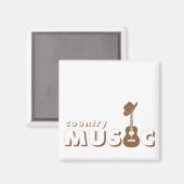 カントリー音楽 マグネット (正面/裏面)