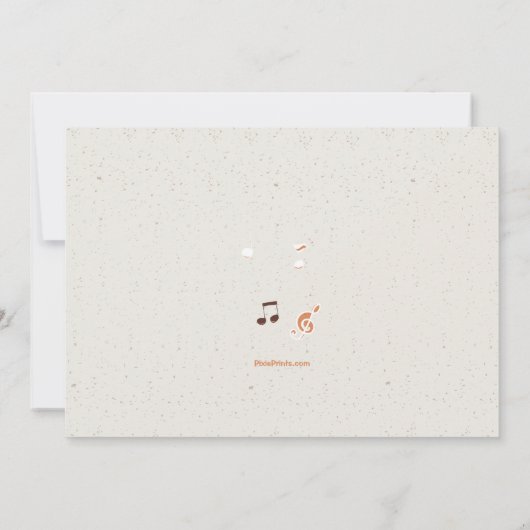 カントリー音楽 招待状 (裏面)