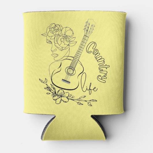 カントリー音楽 缶クーラー (正面)