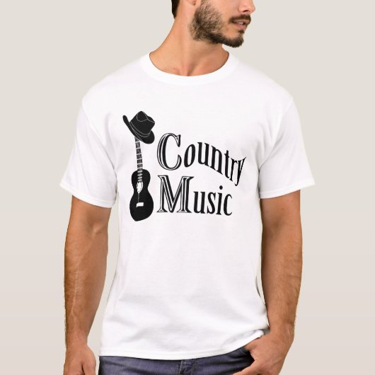 カントリー音楽 Tシャツ (正面)