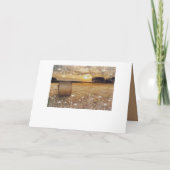 カントリー風のウェディング招待状 招待状 (裏面)