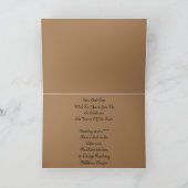 カントリー風のウェディング招待状 招待状 (内部)