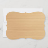 カントリー風のオレンジ色のメイソンジャー メイド・オブ・オナー カード (裏面)