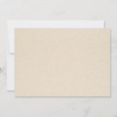 カントリー風のブーツのウェディングパーティーのランチョン招待状 招待状 (裏面)