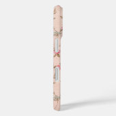 カントリー風ピンクのバラのカスタムiPhone 16ケース Case-Mate iPhoneケース (裏面 / 右)