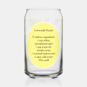 カントリー風レモンエードのレシピ ガラス缶 (裏面)