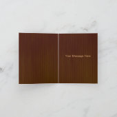 カントリー風 オレンジ色のメイソンジャー お礼カード サンキューカード (内部)