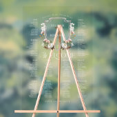 カントリー・ウェスタンフローラ結婚・クレストの座席表 アクリルサイン (ニュートラル)