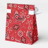 カントリー・ウェスタン素朴テーマ結婚ズ・サンキュー フェイバーボックス (裏面サイド)