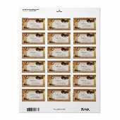 カントリー&ウェスタン結婚ウマ住所 シール (フルシート)